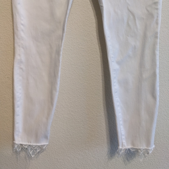 MOTHER High Waisted Looker Dagger Ankle Fray jeans in Glass Slipper size 29 - Picture 4 of 13